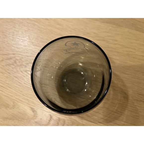 NFL Dallas Cowboys 8 Fl Oz Glass Whisky Smoky Tinted Frosted Texas Football - Picture 3 of 4